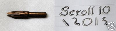 William Mitchell Scroll Nib No. 10